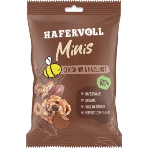 Bio Minis Cocoa Nib & Hazelnut 65g