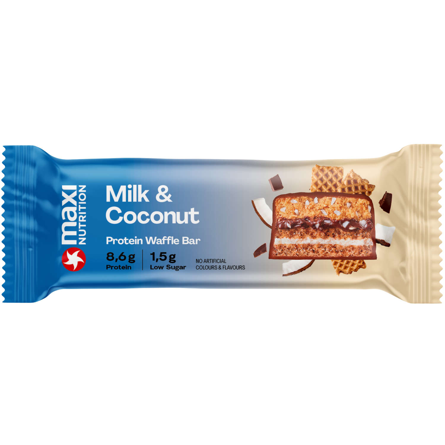 Protein Waffle Bar Milk & Coconut 40g