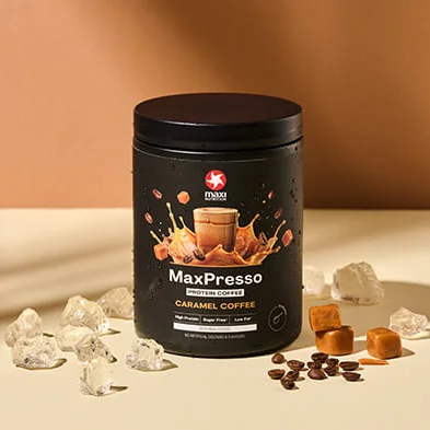MaxiNutrition MaxPresso Protein Kaffee Caramel Coffee 300g – mit Zutaten